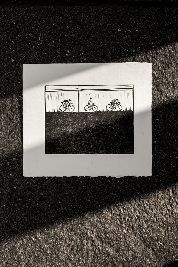 rowerzyści ilustarcja